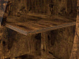 Corner Cabinet 32x32x140cm Engineered Wood Smoked Oak 889880