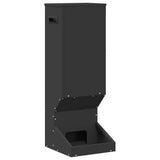 Deer Feeder Black 28 x 30 x 80 cm Cold-Rolled Steel 874609