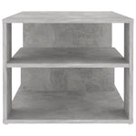 ZNTS Coffee Table Concrete Grey 100x50x40 cm Engineered Wood 806925