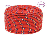 Multipurpose Utility Rope 12 mm 100 m Red PP 930 kg Max Load 3473074