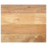 Table Top 60x50x2.5 cm Rectangular Solid Wood Mango 371457