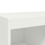 Highboard White 68.5x39x111.5 cm Steel 846607