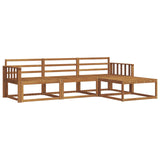 Outdoor Sofa Set 4 pcs Natural Solid Acacia Wood 3367397