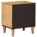 Bedside Table Brown 40 x 33.5 x 46 cm Solid Mango Wood 4018914