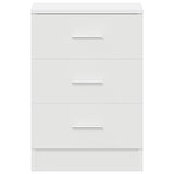 Bedside Cabinets 2 pcs White 38x35x56 cm Engineered Wood 800451