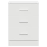 800451 Bedside Cabinets 2 pcs White 38x35x56 cm Engineered Wood