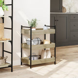 Kitchen Trolley Sonoma Oak 50x30x70 cm Engineered Wood 842357