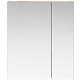 Bathroom Mirror Cabinet Smoked Oak 60 x 14.5 x 70 cm 889059