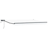 Manual Retractable Awning with LEDs 4.5 x 3 m 3419488