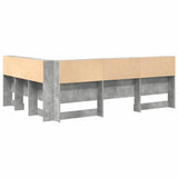 Storage Headboard Concrete Grey 150 cm Engineered Wood 3335496