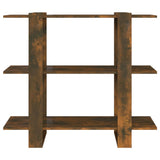 Book Cabinet/Room Divider Smoked Oak 100x30x87 cm 813566