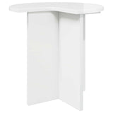Side Table 2 pcs High Gloss White 39 x 38 cm Engineered Wood 8001088