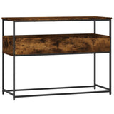 Console Table Smoked Oak 100x40x75 cm Engineered Wood 834152