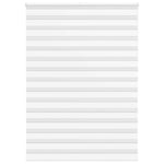 ZNTS Zebra Blind White 160x230 cm Fabric Width 155.9 cm Polyester 4014819