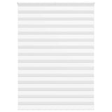 ZNTS Zebra Blind White 160x230 cm Fabric Width 155.9 cm Polyester 4014819