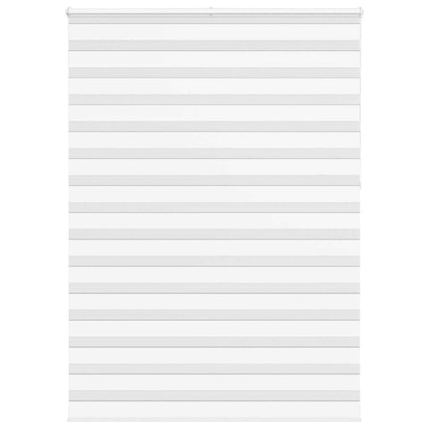 ZNTS Zebra Blind White 160x230 cm Fabric Width 155.9 cm Polyester 4014819