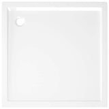 148907 Square ABS Shower Base Tray White 80x80 cm