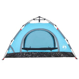 Camping Tent 4-Person Blue Quick Release 4004170