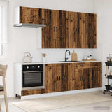 Kitchen Unit PORTO 8 pcs Old Wood Engineered Wood 3438171