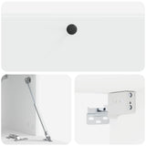 Wall-Mounted TV Cabinet 98 x 31 x 30 cm White Engineered Wood 899235