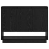 Sideboard Black Oak 97 x 29 x 75 cm Engineered Wood 875224