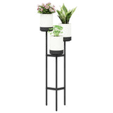 Flower Stand White 42 x 39.5 x 125 cm PP and Steel 42033403