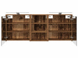 Bathroom Cabinet Set 3 pcs 116 x 16 x 62.5 cm Engineered wood 3403822