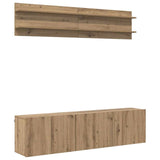 TV Units Wall-mounted 6 pcs Artisan oak Engineered wood 3403569