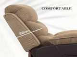 Power Lift Recliner Chair for Elderly, Patchwork Design Oversized Electric Riser and Recliner T3398P378871