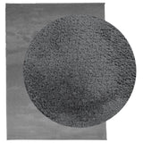Rug OVIEDO Short Pile Anthracite 240x340 cm 375475