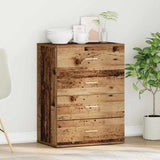 Sideboard with Drawer Old Wood 60 x 39 x 80 cm Engineered Wood 871434