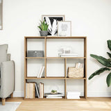 Room Divider Bookcase Artisan Oak 102x29x103.5 cm Engineered Wood 858056