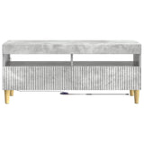 LED TV Cabinet Concrete Grey Engineered Wood 896768