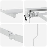 Awning Frame Retractable White 3.5 x 2 m Powder-coated Steel 42002533