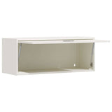 Wall Cabinet for Garage with Gas-lift Door White 883273