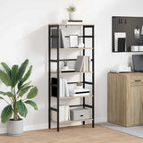 Bookshelf Sonoma Oak 60 x 29.5 x 149 cm Engineered Wood 883929