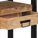 Console Table Brown 90 x 33 x 75 cm Solid Acacia Wood 4102743