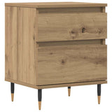 Bedside Cabinet Artisan Oak 40x35x50 cm Engineered Wood 857398