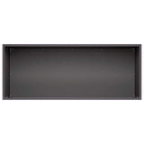 Garden Planter 2 pcs Black 80 x 40 x 40 cm Cold-rolled Steel 8005233