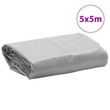 Tarpaulin Grey 5x5 m 650 g/m 156046