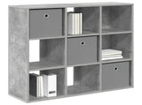 Sideboard with Drawer Concrete Grey 88.5 x 29 x 84.5 cm 8000487