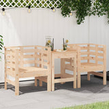 Garden Chairs 2 pcs 61.5x53x71 cm Solid Wood Pine 825128
