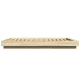 Bed Frame without Mattress Sonoma Oak 140x190 cm 3281219