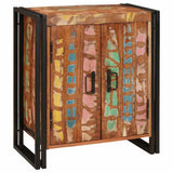 Bedside Cabinet Multicolour Solid reclaimed wood 4102777