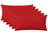 Cushion with Pillow HEERLEN 6 pcs Red Fabric 924962