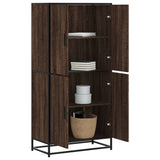 Highboard Brown Oak 68x35x139 cm Engineered Wood 3300834