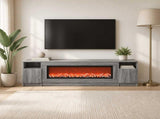 Electric Fireplace Grey Sonoma 165 x 28.5 x 47 cm 8021188