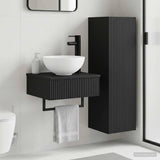 Bathroom Furniture Set 2 pcs Black 33 x 34.5 x 100 cm 3406094