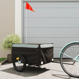 Bike Trailer Black and Grey 45 kg Iron 94084