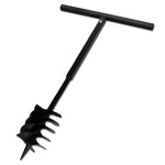 ZNTS Ground Drill with Handle 180 mm with Extension Tube 13 m Steel 270533